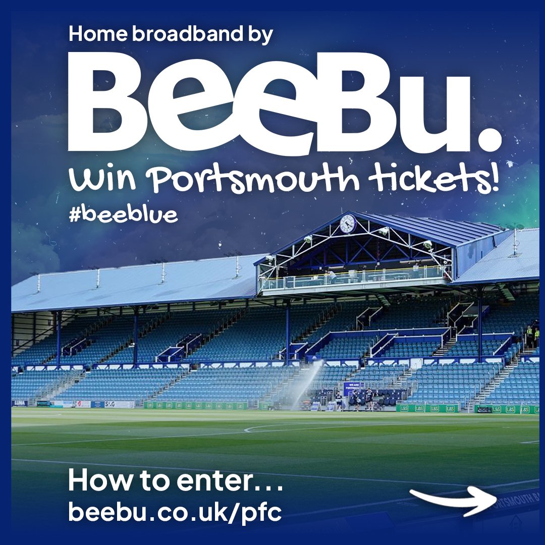Pompey's tweet photo. ๐ Your chance to win official merchandise with the #BeeBlue campaign...
โ Put on your @BeeBu_UK-branded #Pompey kit or training top. ๐
โ Take a photo, upload it and tag us both below. ๐ธ https://t.co/aXWplq3Ro4
