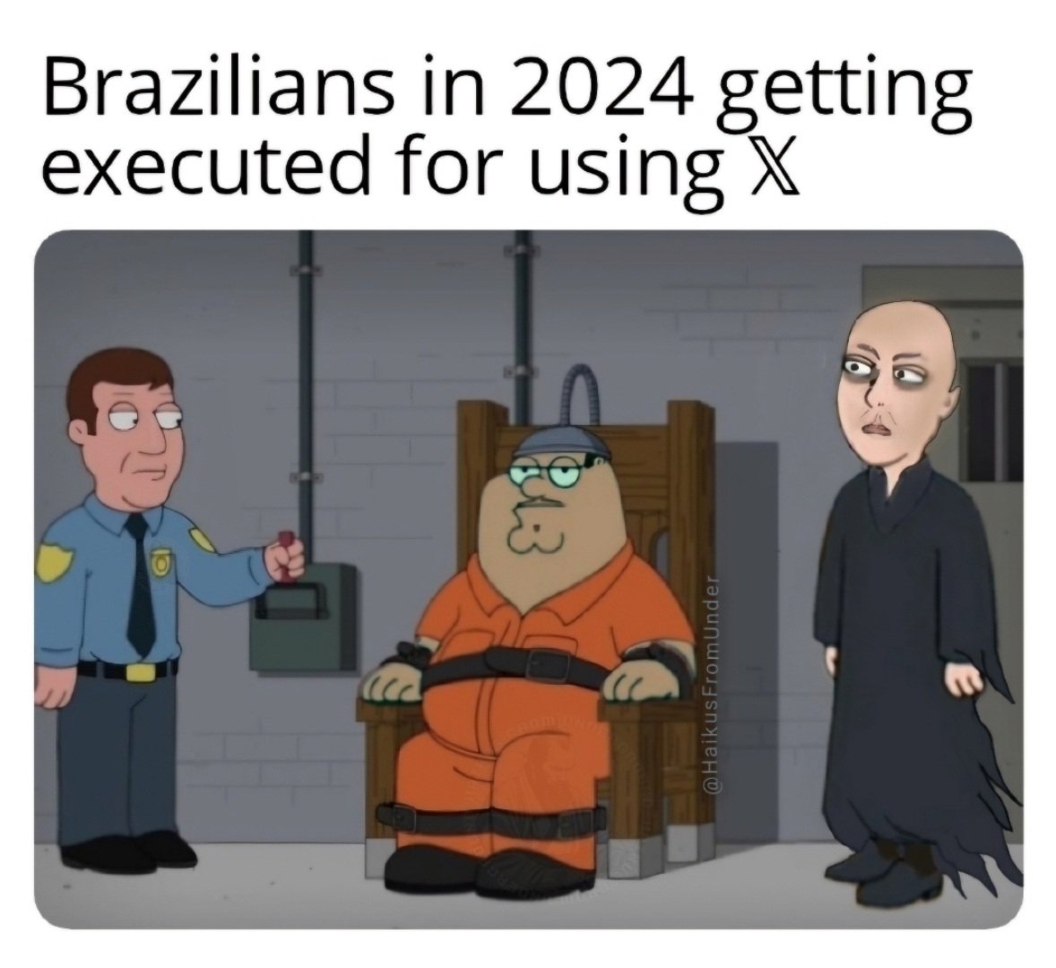 HaikusFromUnder's tweet image. 💯
Tyrannical criminal.