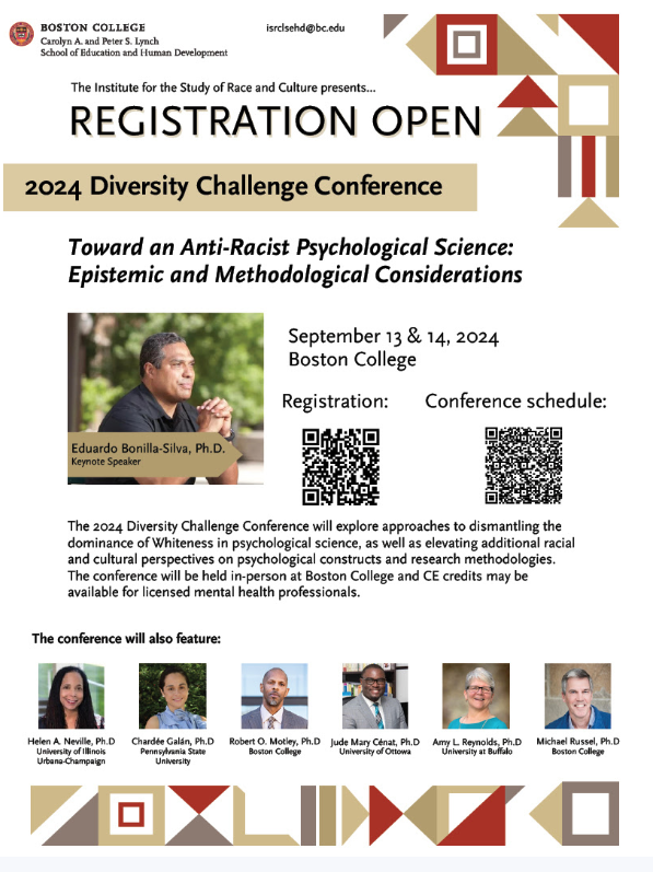 Register for the Sept 13 &amp; 14 | 2024 Diversity Challenge: Toward an Anti-Racist Psychological Science: Epistemic and Methodological Considerations