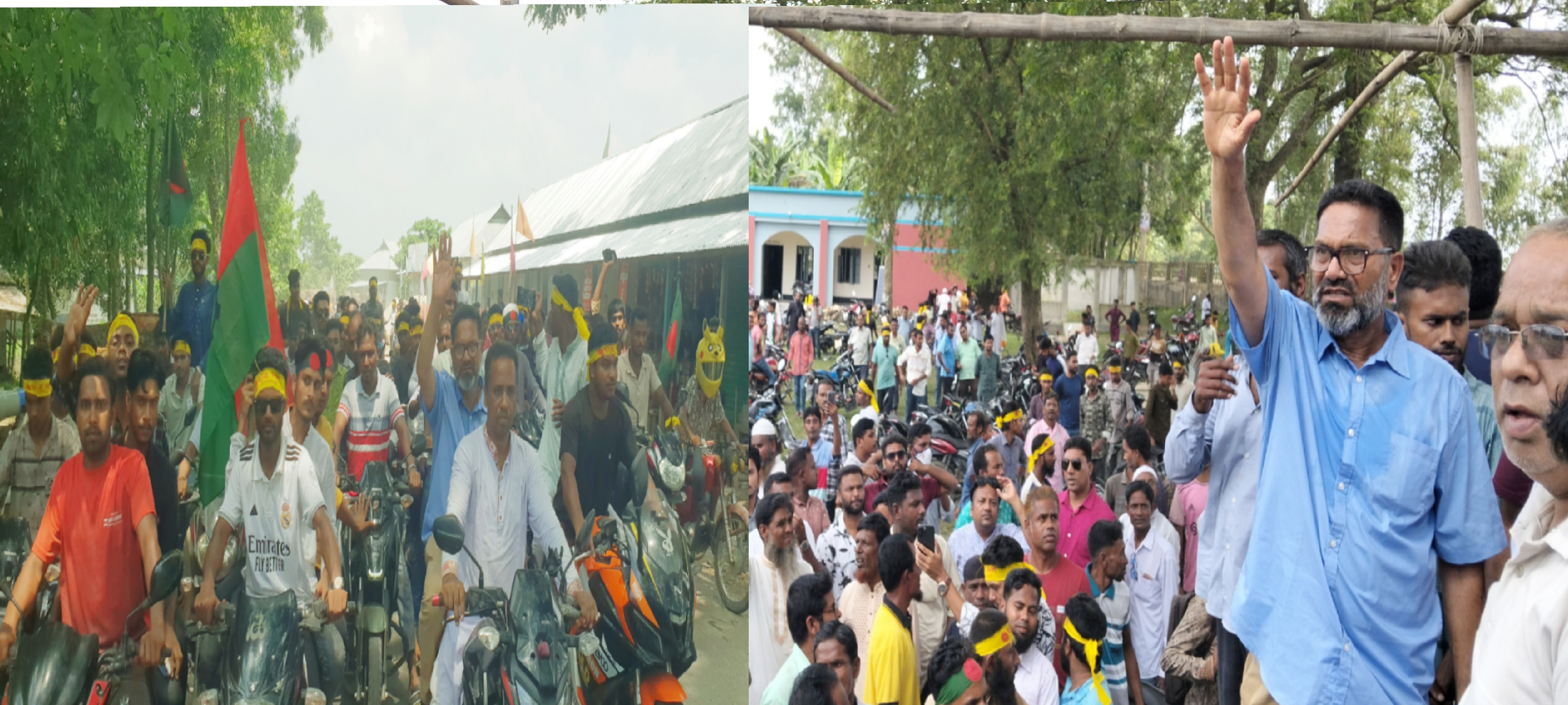 মাদারগঞ্জে বিএনপি নেতা ফায়েজুল ইসলাম লাঞ্জু’র মোটরসাইকেল শো-ডাউন ও সংক্ষিপ্ত সমাবেশে