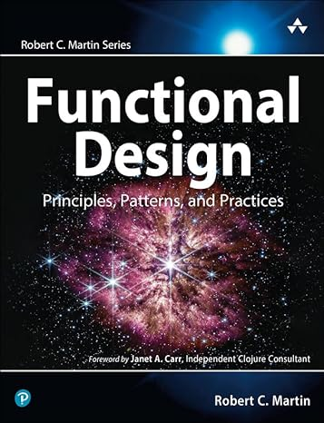 unclebobmartin's tweet image. I wrote a book about how to effectively combine procedural, OO, and Functional programming. The title is "Functional Design"