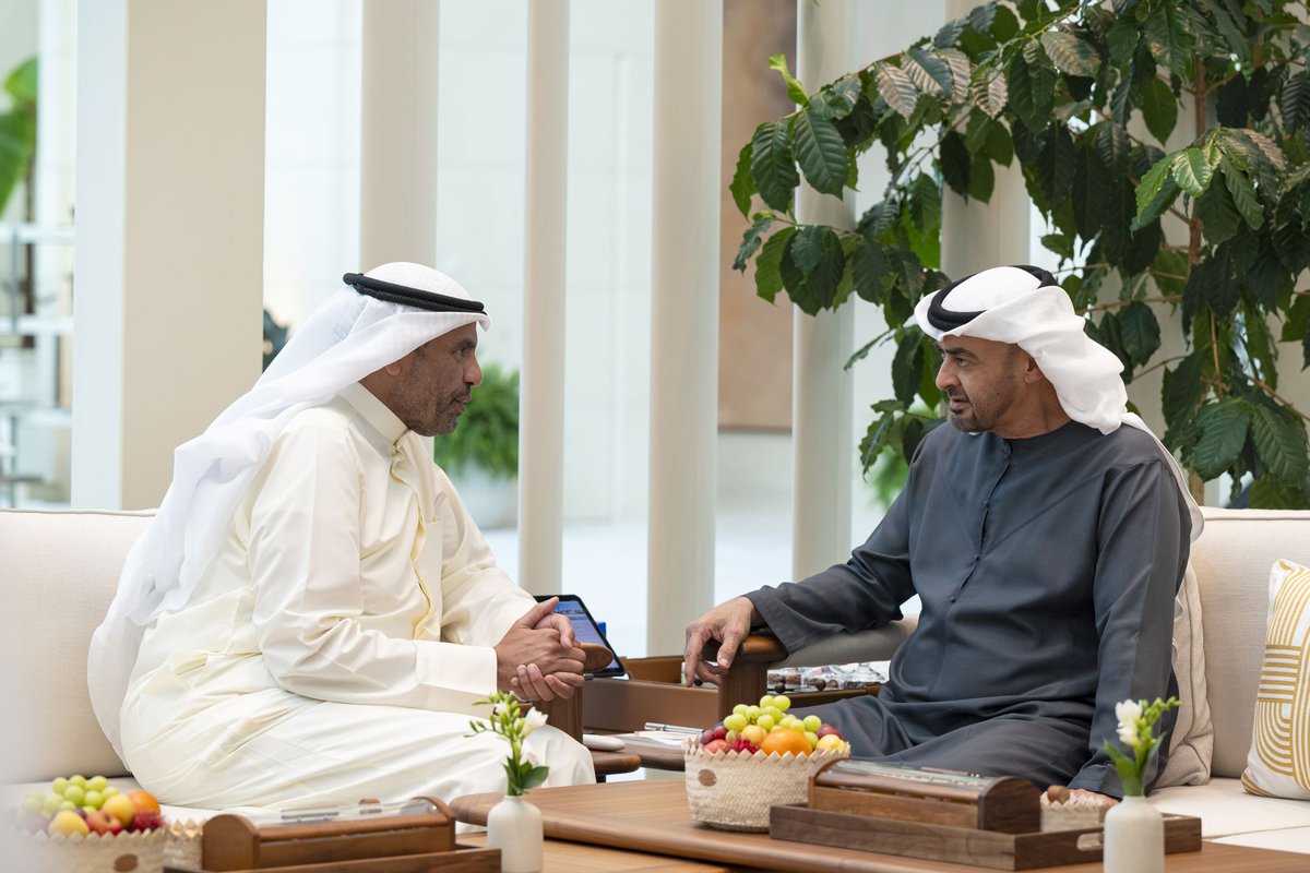 Diplomat Magazine (International) (@thediplomatmag) on Twitter photo HH Sheikh Mohamed bin Zayed receives Foreign Minister Kuwait <a href="/WAMNEWS_ENG/">WAM English</a>
thediplomatmagazine.com/news-activitie… HH Sheikh Mohamed bin Zayed receives Foreign Minister Kuwait <a href="/WAMNEWS_ENG/">WAM English</a>
thediplomatmagazine.com/news-activitie…