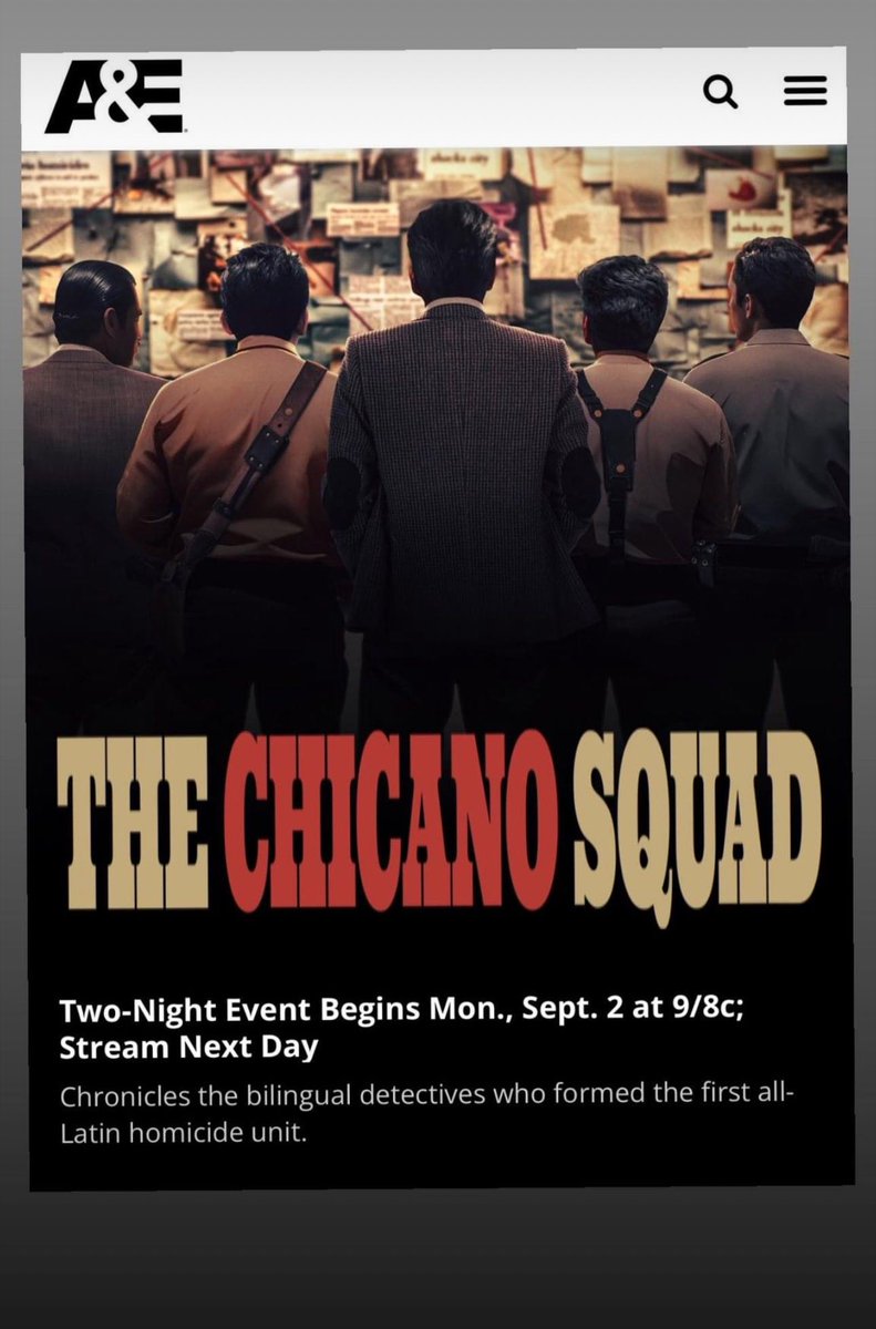 CastilloDayne's tweet photo. Docuseries on the first Chicano Squad in America. My dad is one of them 🗣️👮🏽‍♂️ https://t.co/AqOp1jzNeK