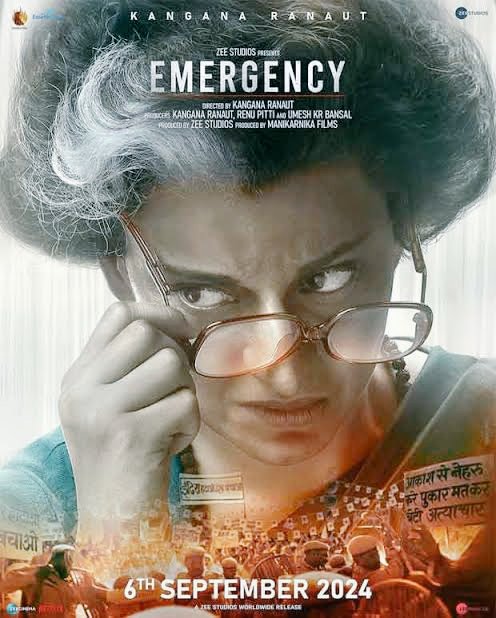 bioscopeswala's tweet photo. इमरजेंसी फिल्म पर बैन से भड़कीं कंगना:कहा- कोर्ट से लड़कर अनकट ही रिलीज करूंगी, अचानक यह नहीं दिखाऊंगी कि इंदिरा गांधी खुद मर गईंl
#emergency
#ZeeStudios
#Manikarnikafilms
Releasing on 6th September 2024 https://t.co/0jVvsiunKC