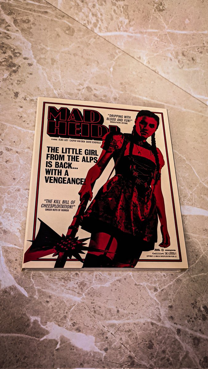 I love Mad Heidi, it's one of the funniest and craziest movies I've seen in years! 🧀💛
An insane comedy of horror, action and adventure, Mad Heidi is a tribute to exploitation films, bringing us bloodshed and bizarreness. ⚔️🩸
<a href="/madheidimovie/">MAD HEIDI</a> <a href="/Al_Lucy_/">Alice Lucy</a> #MadHeidi
