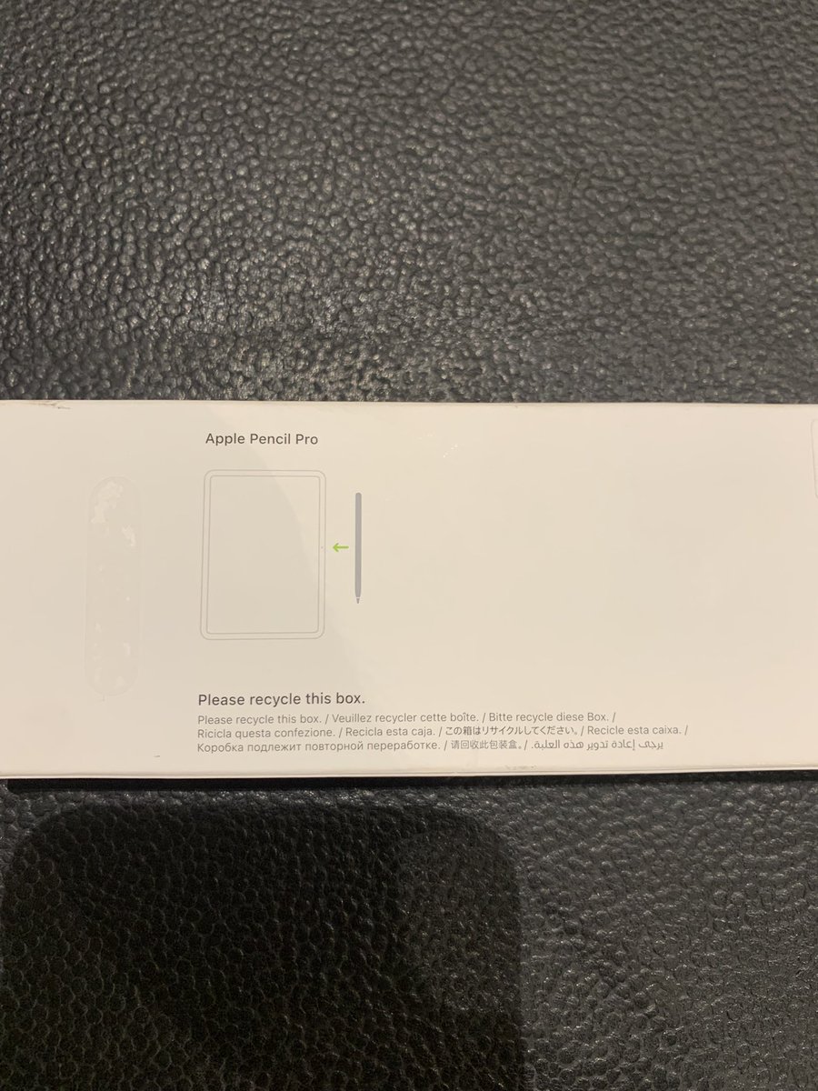 ermon94's tweet photo. Vendo APPLE PENCIL PRO (Nuevo en caja sin uso) 1.900.000 gs ✌🏼 https://t.co/ClE6p8JZYG