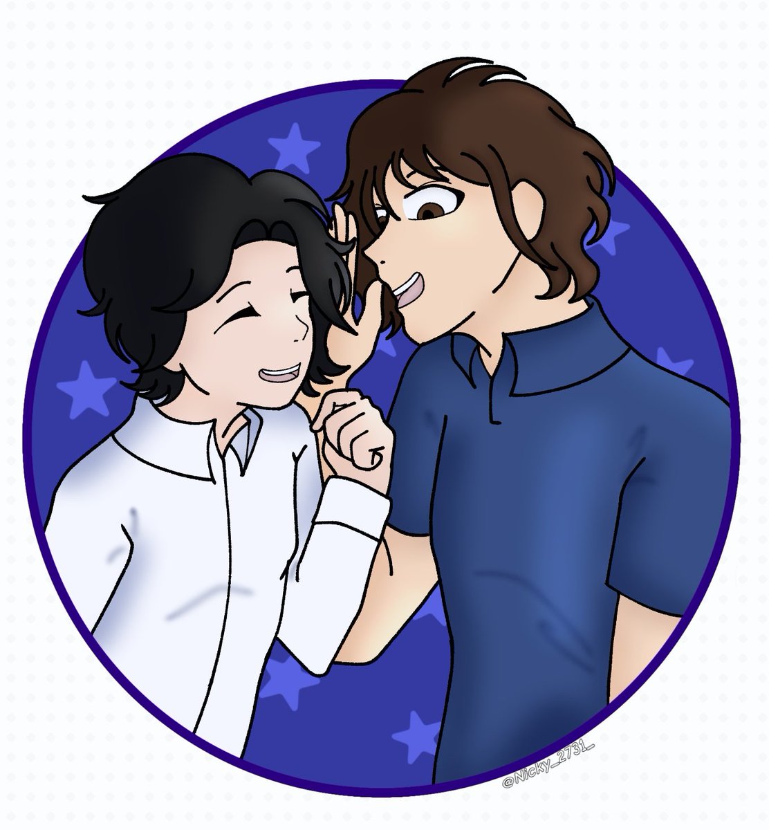 Nicky_2731_'s tweet photo. Dibujito de los novios 
#FNAF #fnaffanart #Fnafart #FnafBooks #TalesFromThePizzaplex #Tfpp #Happs https://t.co/dvzmJFh1jG