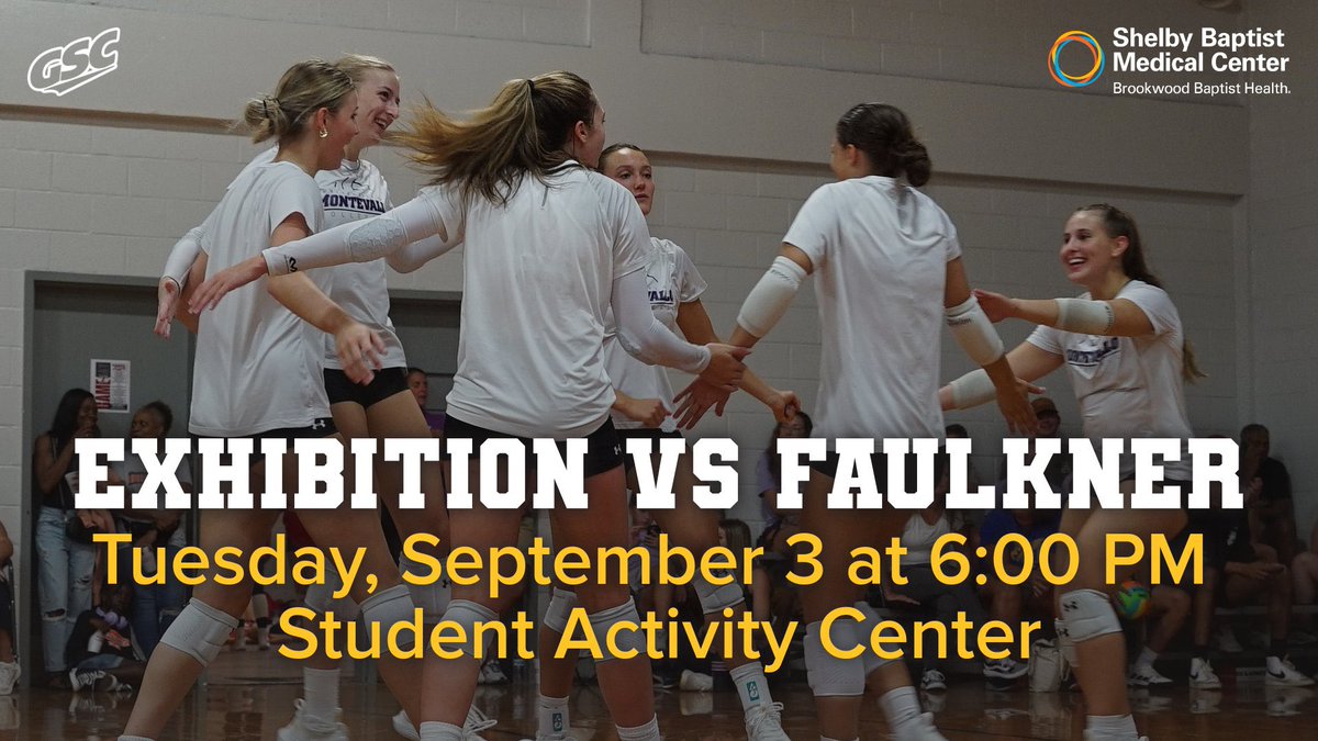 Make sure to come support your Falcons as they take on Faulkner in a preseason exhibition on Tuesday, Sept. 3 at 6PM inside Central State Bank Arena‼️

#TogetherWeRise