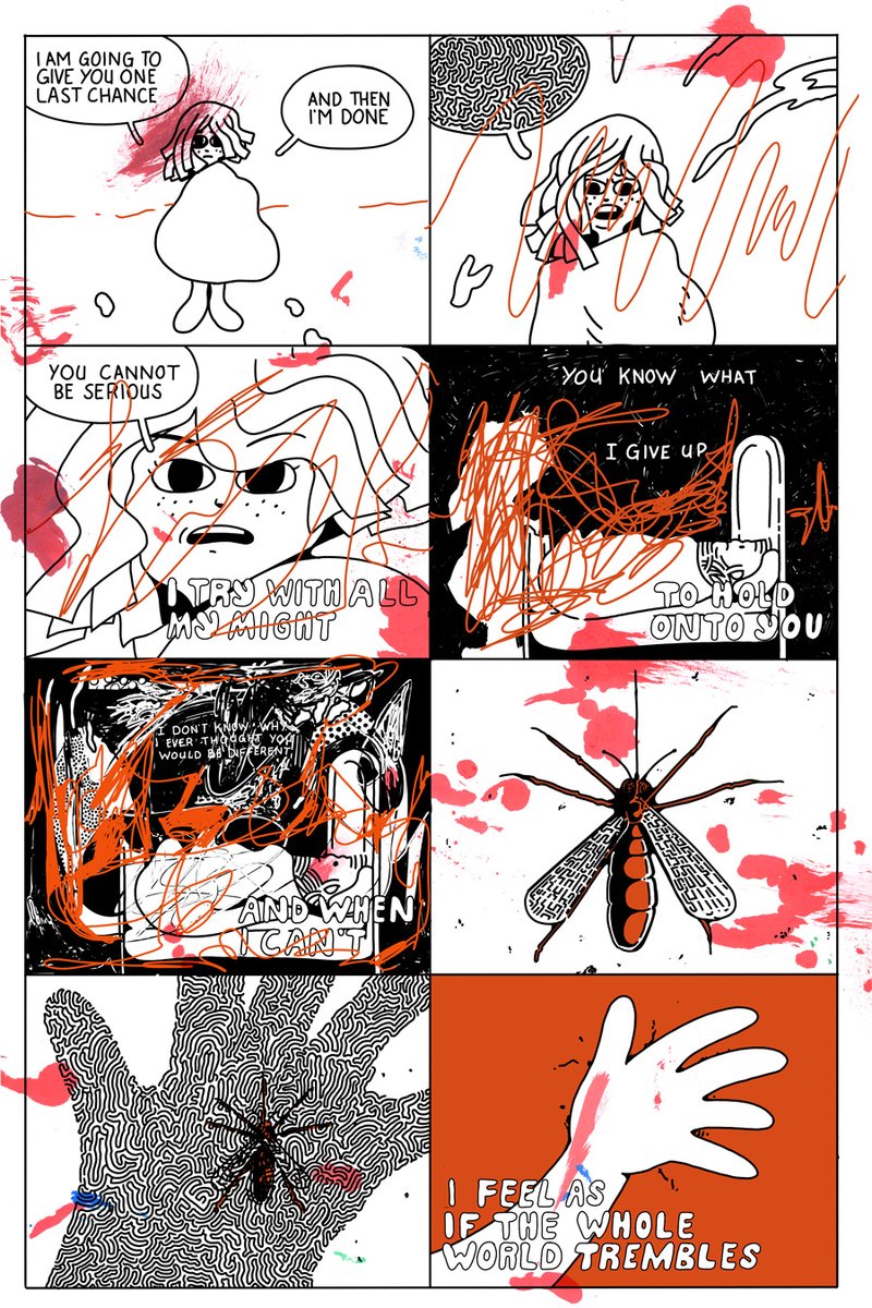 I just try to conjure up what you look like in my mind.

"Mosquitoes"; written by cool dude @DialHForHagai and drawn by yours truly: 