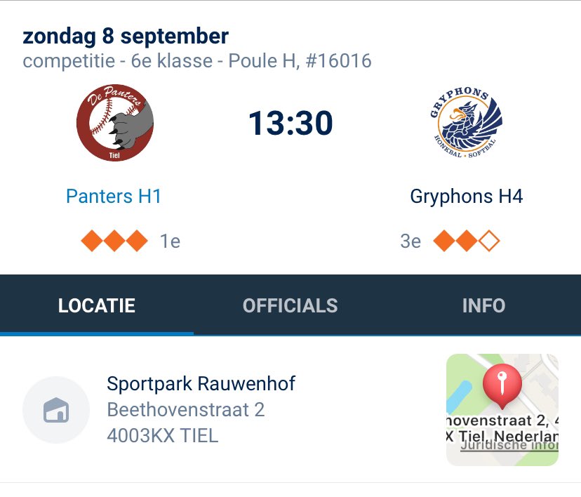 Komt het zien, komt het zien!
De laatste thuiswedstrijd van het ongeslagen heren 1 <a href="/DePanters/">De Panters</a> #Tiel #kampioenen