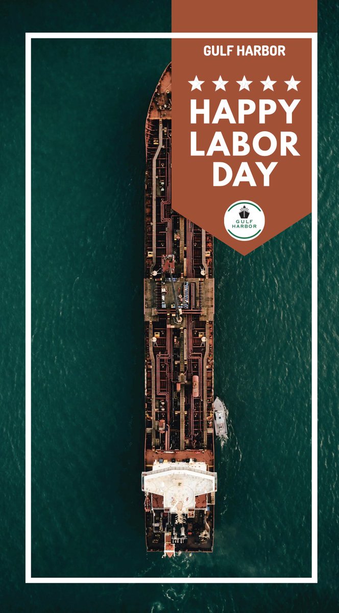 gulf_harbor_'s tweet photo. Happy labor day!
#laborday #gulfharbor #freightdocuments #Portoperations #Protectiveagency #EfficientandReliable https://t.co/GfjuCuljee