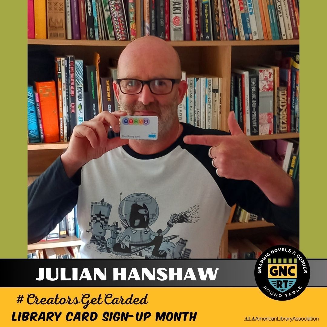 libcomix's tweet image. Explore a world on the brink of catastrophe and discvoer why its worth staying behind in SPACE JUNK by @hanshawjulian. All you need to do is get carded! #lbcitylibrary #LibraryCardSignUpMonth #CreatorsGetCarded