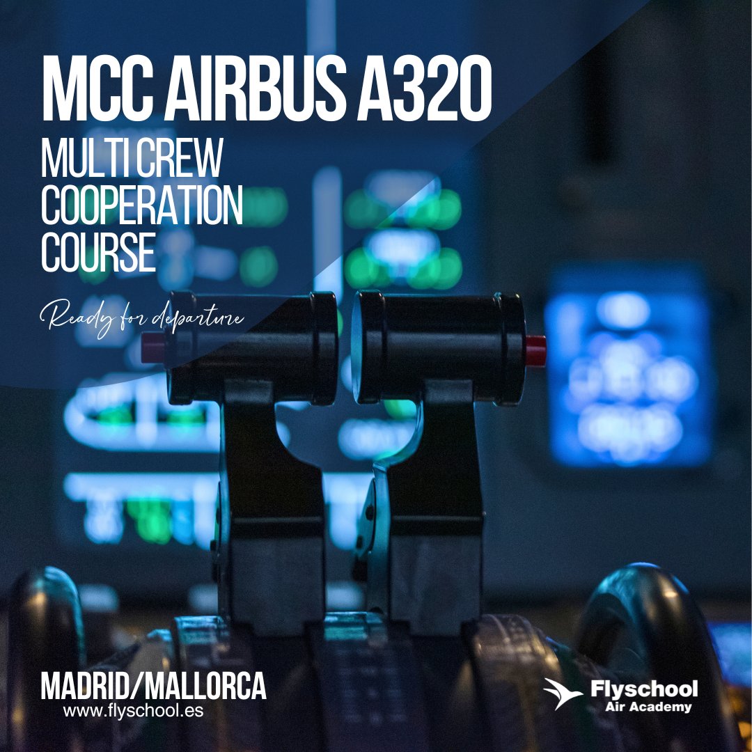 Flyschool_es's tweet image. ✈️ Ready to take off in your pilot career? Our MCC course focuses on cockpit coordination, decision-making, and task-sharing—key for airline entry!  Train on the A320 simulator and get an edge with JOC + MCC or APS MCC.

flyschool.es/curso-vuelo/mu…

#Aviation #PilotTraining #Airbus