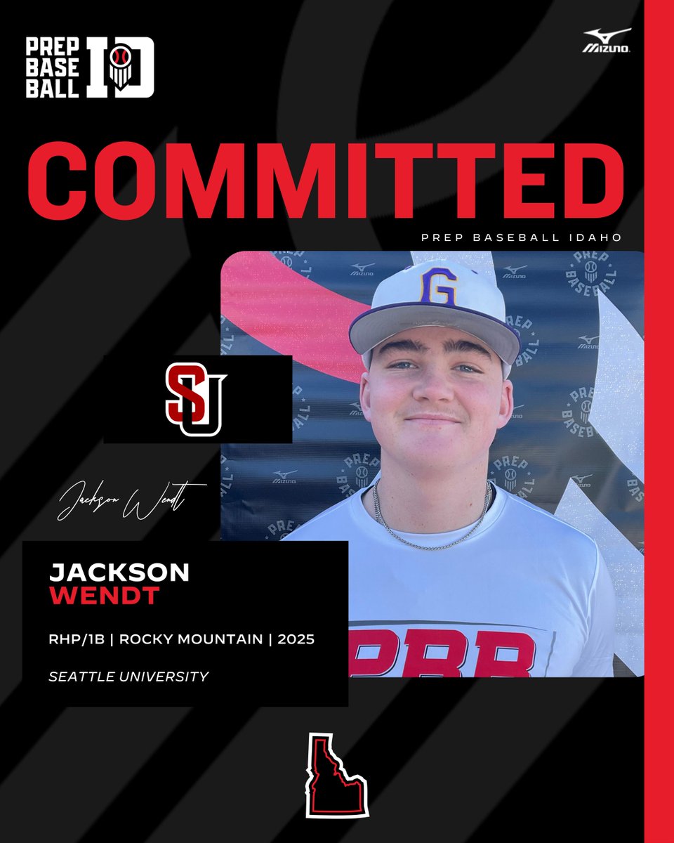 🚨𝐂𝐎𝐌𝐌𝐈𝐓𝐌𝐄𝐍𝐓 𝐀𝐋𝐄𝐑𝐓🚨

'25 RHP/1B Jackson Wendt (Rocky Mountain) has announced his commitment to Seattle University.

<a href="/JacksonWendt23/">Jackson Wendt</a> | <a href="/SeattleUBase/">Seattle U Baseball</a>