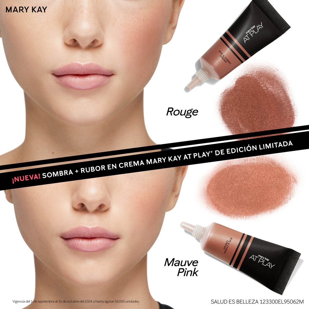 ¡Experimenta el doble de diversión con la ¡Nueva! Sombra + Rubor en Crema Mary Kay At Play® de Edición Limitada! ​

Aquiérelo ya en tu tono favorito en marykay.com.mx