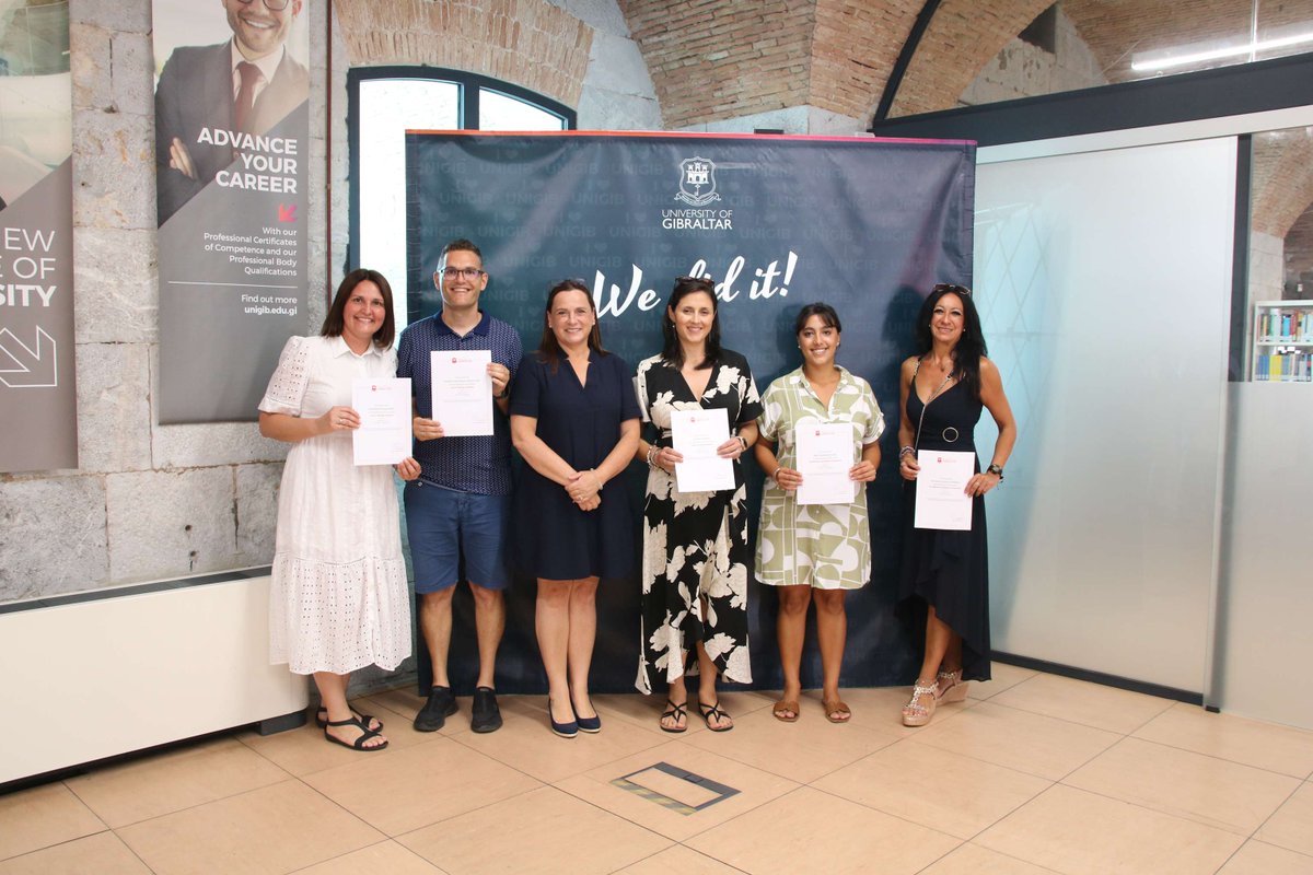 Uni_Gib's tweet image. Today, we hosted a certificate award ceremony to celebrate the achievements of our first Micro-Credentials cohorts! 🎉

Congratulations to all! 👏

#UniversityofGibraltar #MicroCredentials