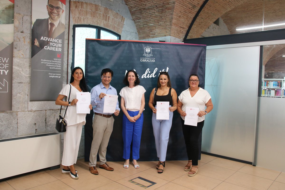 Uni_Gib's tweet image. Today, we hosted a certificate award ceremony to celebrate the achievements of our first Micro-Credentials cohorts! 🎉

Congratulations to all! 👏

#UniversityofGibraltar #MicroCredentials