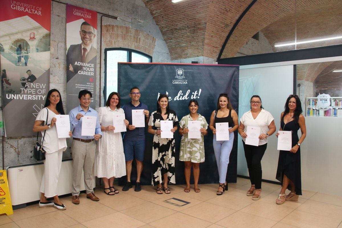 Uni_Gib's tweet image. Today, we hosted a certificate award ceremony to celebrate the achievements of our first Micro-Credentials cohorts! 🎉

Congratulations to all! 👏

#UniversityofGibraltar #MicroCredentials