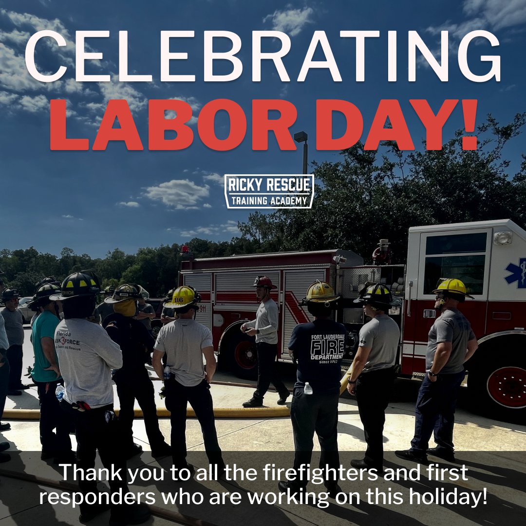 ricky_rescue's tweet photo. Happy Labor Day from Ricky Rescue! 🚒 

Thank you to all the firefighters and first responders who are working on this holiday, for your unwavering commitment and courage. Stay safe and be proud of the vital role you play in our communities. 

#LaborDay #FirefighterTraining https://t.co/X4tO1gIFIY