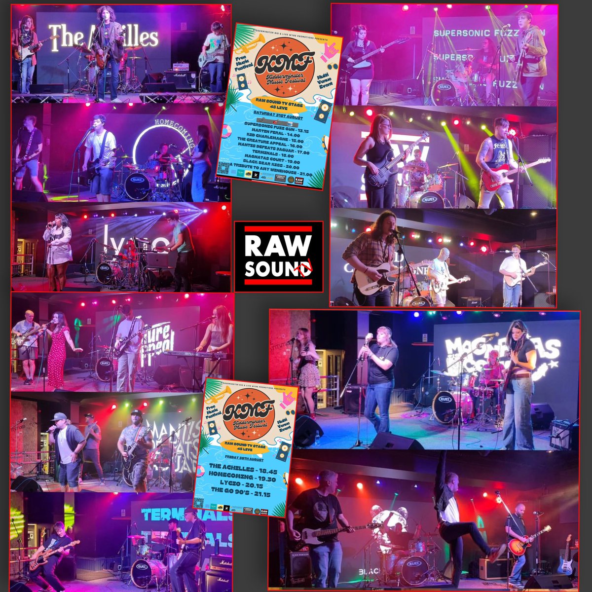 We had an amazing time at the Kidderminster Music Festival this weekend in association with <a href="/Kiddi_BID/">Kidderminster BID</a> &amp; <a href="/LiveWyreFest/">Live Wyre</a> at the brill 45Live Venue!  

Thanks to everyone who showed up to support the bands &amp; a massive thank you to all the bands who appeared on the RawSound TV stage!