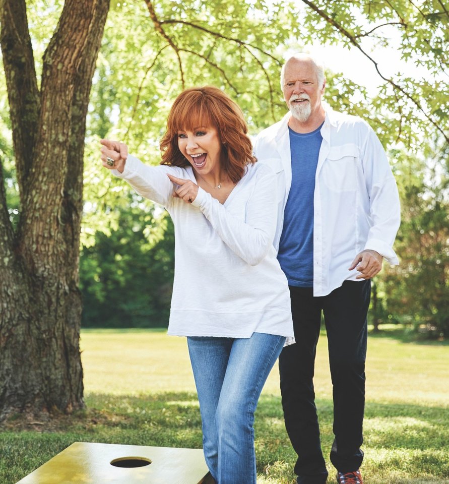 reba's tweet image. Whether you&apos;re out having too much fun or relaxing this long weekend, I hope you&apos;re having a #HappyLaborDay! 

Fun games and recipes for your next family get-together are all in my book, #NotThatFancy. For a limited time only, shop yours on @Amazon for 48% off!