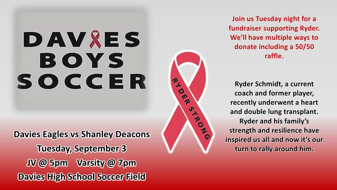 Come join us this Tuesday to help support a member of our staff and former Davies alum.