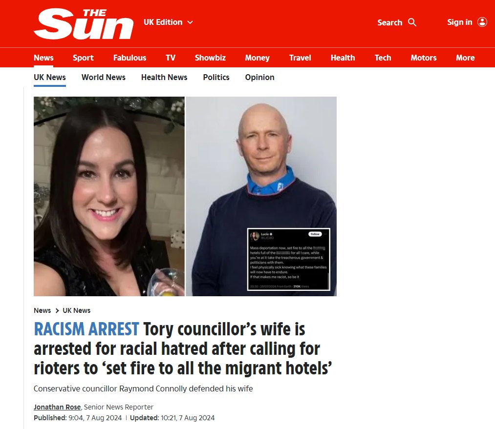 Nightnewsdotnet's tweet photo. @Otto_English your other post vanished but here are a few screens for posterity. This is what the rabble rousers of the @conservative right @KemiBadenoch et al have #incited with their #vile #rhetoric maybe the @Telegraph should write it up lol https://t.co/Zrt2oCyelw