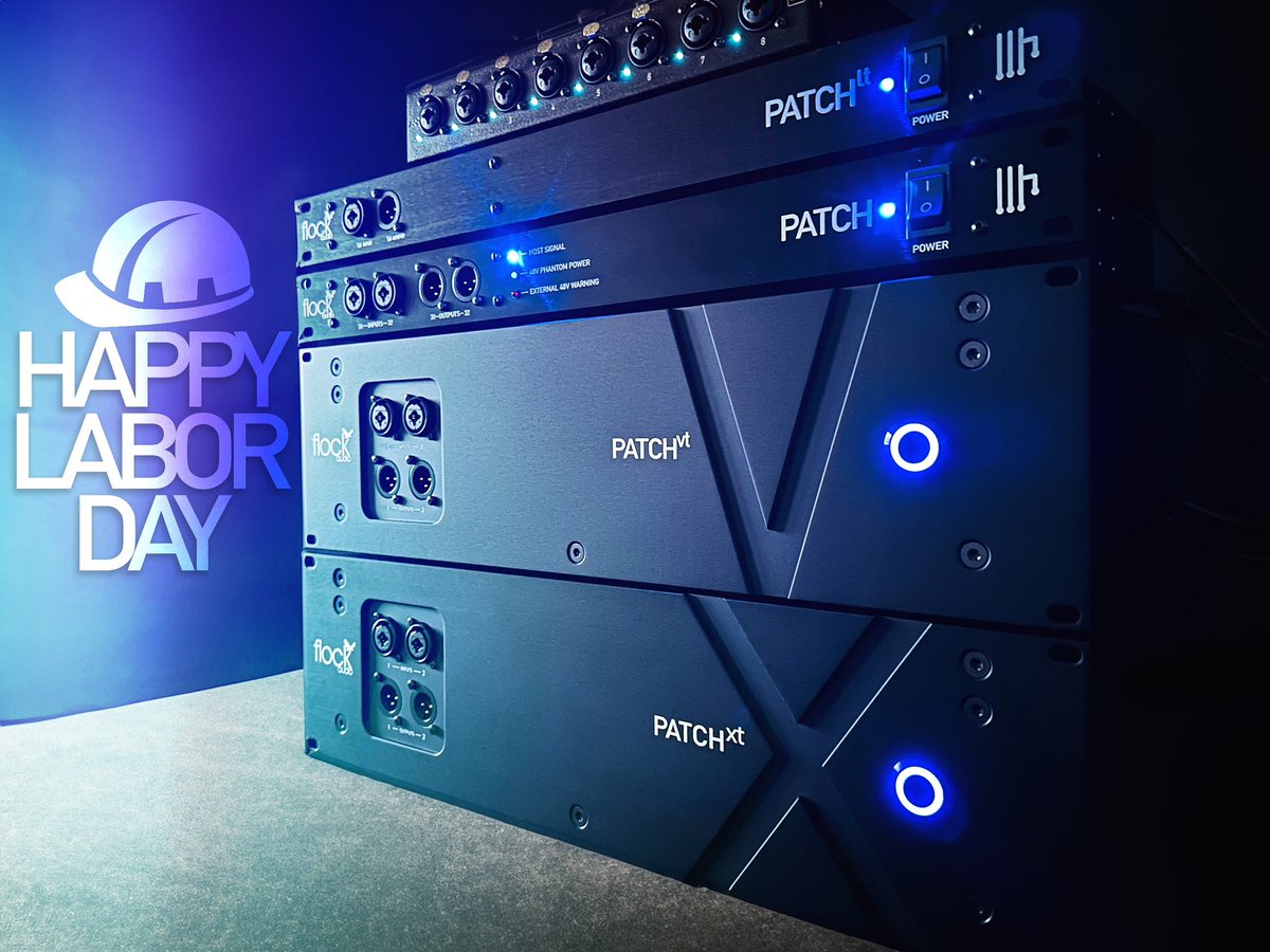 FlockAudio's tweet image. 🛠️ ℍ𝕒𝕡𝕡𝕪 𝕃𝕒𝕓𝕠𝕣 𝔻𝕒𝕪 from all of us at Flock Audio!
- - -
See why thousands of audio professionals and studios around the world are switching to the new standard of analog routing… The PATCH Series!
(flockaudio.com) 
- - #patchbay #patchbays #RecordingStudio