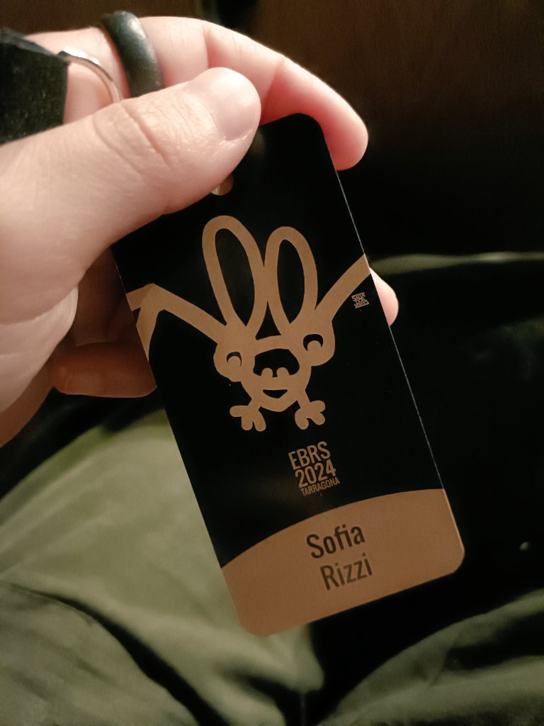 The <a href="/ebrs2024/">EBRS2024</a> finally started today 🥳 Excited for what's to come over the next few days