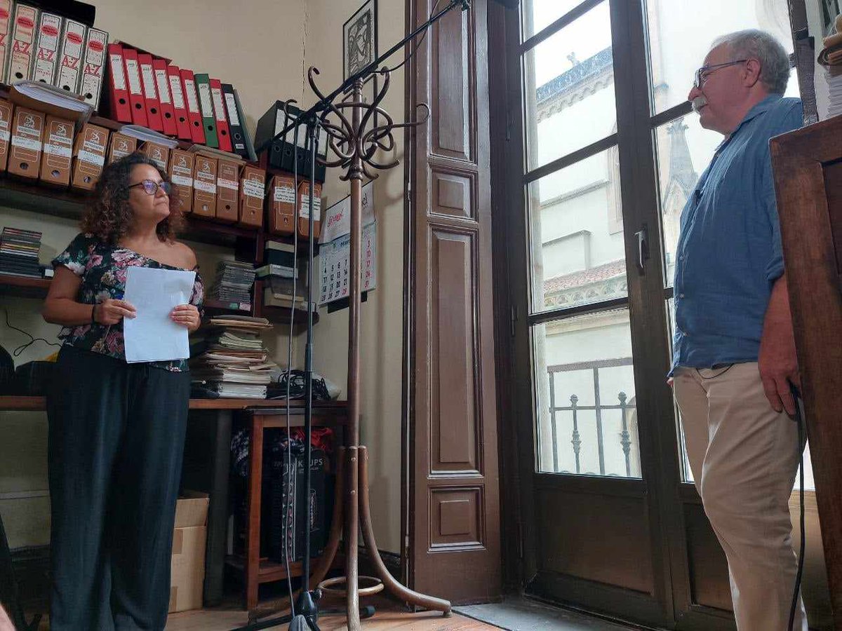 nrdAsturies's tweet photo. Rodando "MCA. La llucha eterna", documental dirigido por @AlejandroNafria y en coproducción con @AlgamarProd . https://t.co/OxKJQ3yH2n