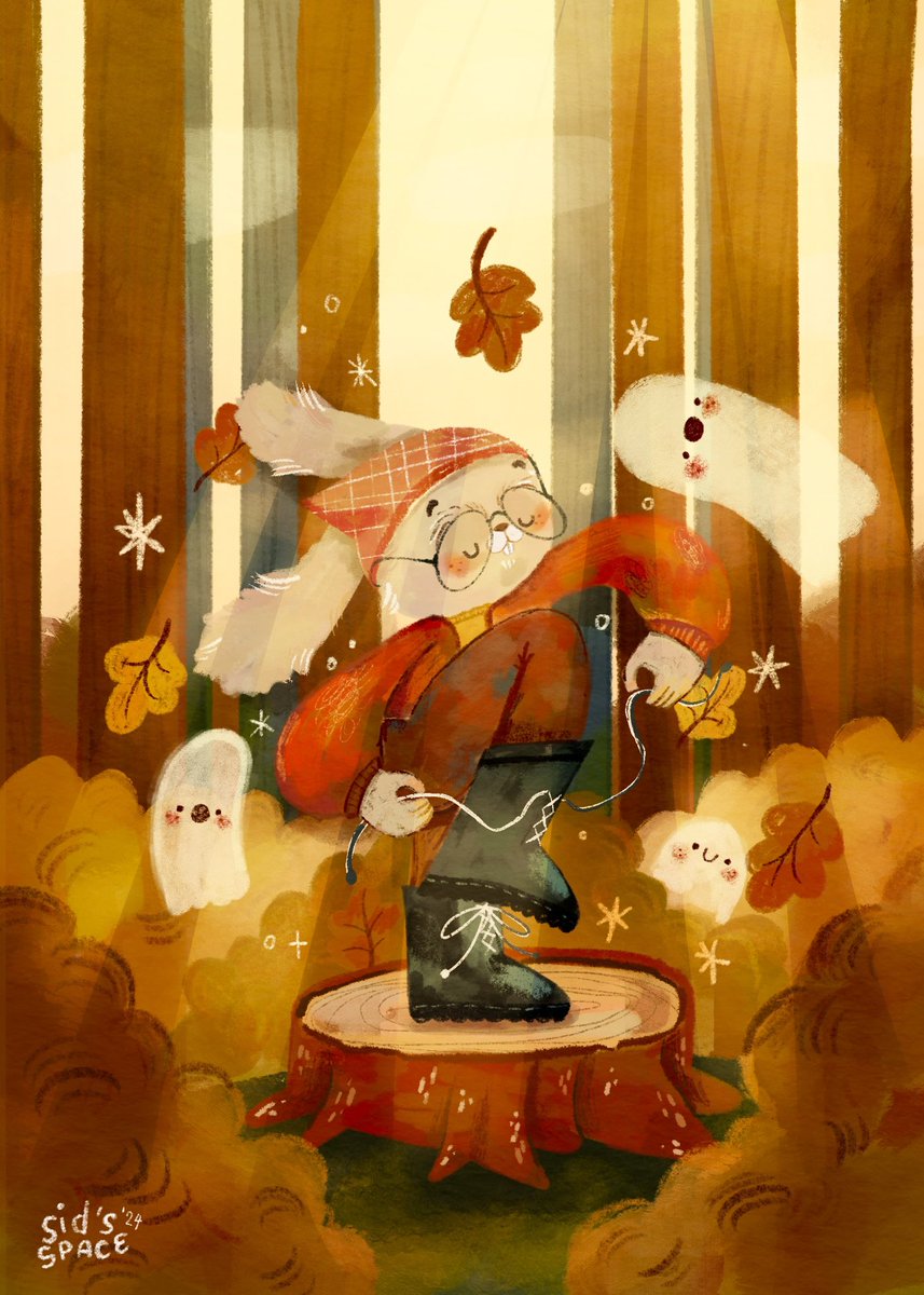 it’s finally that time of the year again 😋🍂☕️🪵
finally in the right mood to create cozy fall illustrations 
𖡼𖤣𖥧𖡼𓋼𖤣𖥧𓋼𓍊
i refuse to skip to Christmas alreadyyy. i will not be skipping spoopy season!