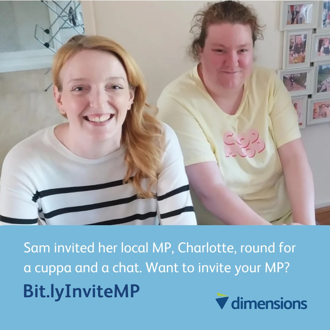 Dimensions (@dimensionsuk) on Twitter photo “My support workers `wear many hats’; I don’t understand why they don’t get paid more."
Sam invited her MP, Charlotte Nichols, to her home in Warrington to show how her  support workers help her live life, including exploring her musical talents. Sam wants Charlotte to ask “My support workers `wear many hats’; I don’t understand why they don’t get paid more."
Sam invited her MP, Charlotte Nichols, to her home in Warrington to show how her  support workers help her live life, including exploring her musical talents. Sam wants Charlotte to ask