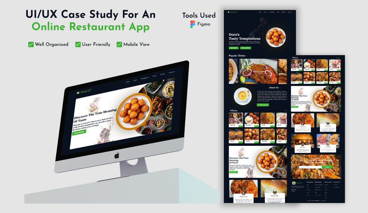 EdithDzyn's tweet image. Just wrapped up a fresh design for an online food delivery app! 🚚Check out my case study! 🌟behance.net/EdithNjoku Would love your thoughts. 
Thank you @Abu_Mikey for your help i appreciate. #uiuxdesign  #FoodDelivery #DesignCaseStudy #uidesign #DesignInspiration #UXDesign