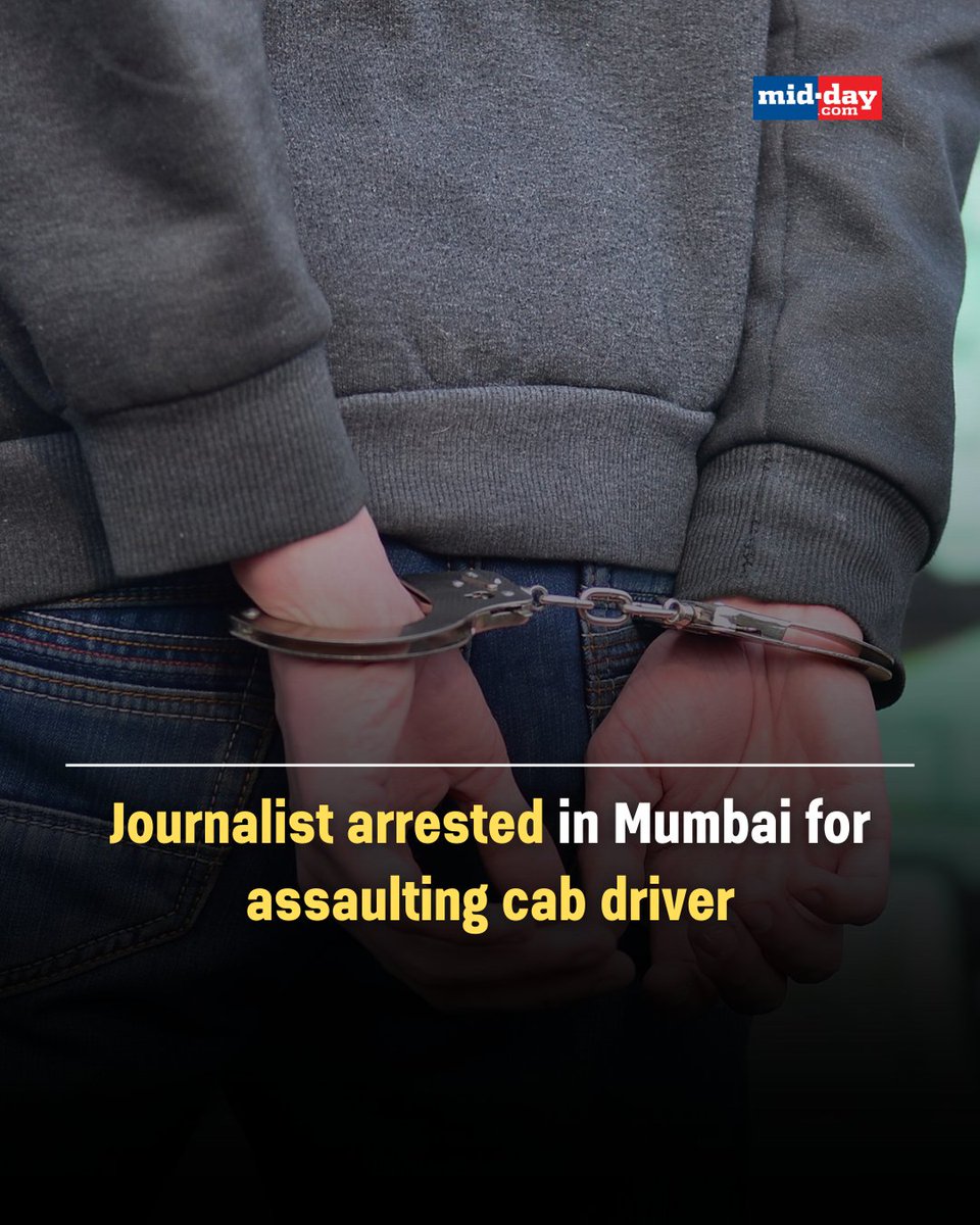 mid_day's tweet photo. #Journalist Rishabh Chakravorty was arrested by #Mumbaipolice for allegedly assaulting a cab driver near #Asalpha village in #Ghatkopar.

The incident, which occurred on Friday, was caught on #CCTV. The cab driver suffered serious head injuries, leading police to add an attempt to #murder charge. After his arrest, Chakravorty was produced in #court and remanded to police custody for seven days.

https://t.co/DHN64hHEmB

#Mumbai #MumbaiNews #JournalistArrested #GhatkoparIncident #NewsUpdate