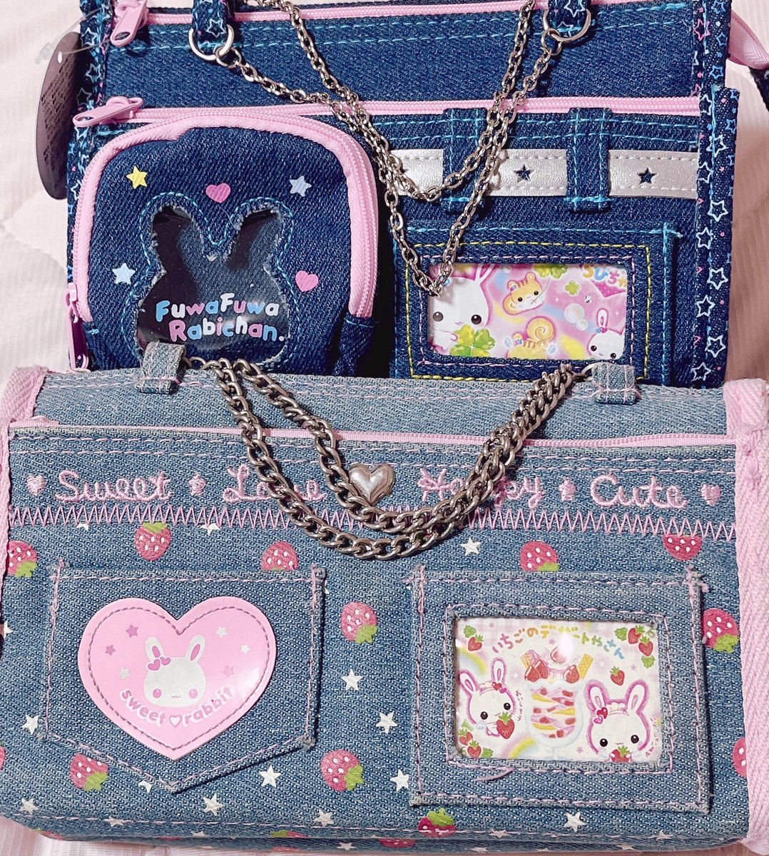 ♡ #フワフワらびちゃん× #SPINNS♡ ペンケース買えた！！可愛い〜ヾ