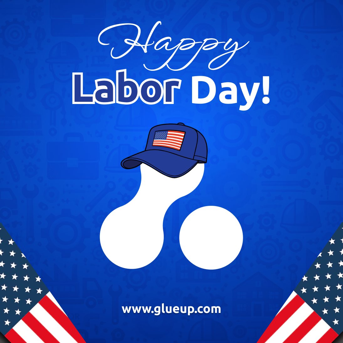 Happy Labor Day! 🎉 
Big thanks to the Glue Up team and everyone out there making things happen. Enjoy some well-deserved downtime! 😎 
#LaborDay #TeamGlueUp