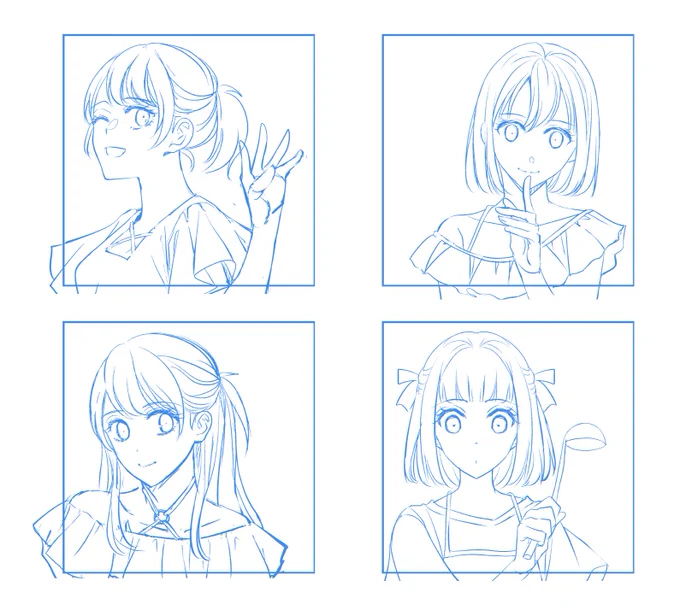 こみトレ用の豆色紙はティアの時のイラストの改変版+αでいこかなと…。これは下絵なので実際のイラストは多分かなり風味が変わるかと思われ。。 