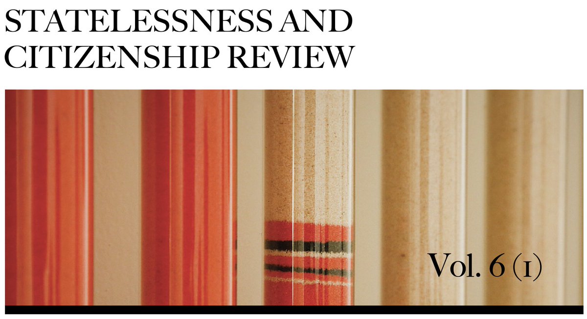 institute_si's tweet photo. ⚡️Vol. 6(1) of the #Statelessness & #Citizenship Review is out! The new issue features 4 #articles, 3 #commentaries, 2 #casenotes & 3 #bookreviews, which are all #openaccess. Read the full issue here 👉🏼https://t.co/6MAozPk6Sr https://t.co/giVwpZ6u1C