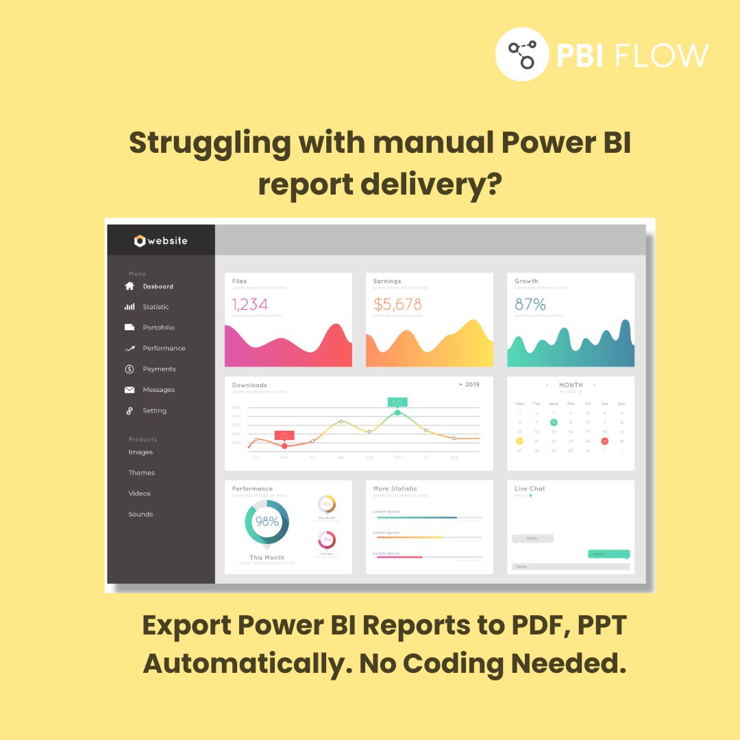 Inflexion_IXA's tweet image. Have you tried PBIFLOWyet? If not try today and experience the ease of automated scheduling and real-time notifications.
app.pbiflow.com/register
#PowerBI #DataAutomation #ReportScheduling #BusinessIntelligence #TechTools #Efficiency #DataDriven #AutomateYourWorkflow #PBIFLOW