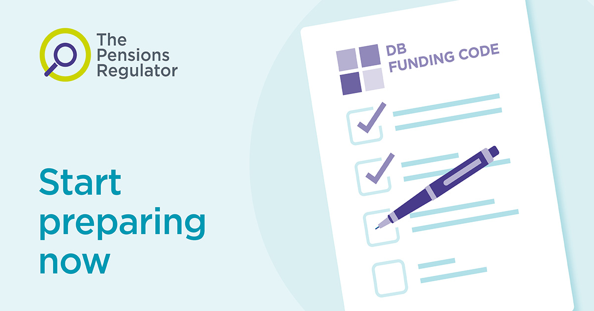 TPRgovuk's tweet image. Read our new DB funding code to make sure you understand our expectations on how to comply with the Funding and Investment Strategy regulations from September, and so you can start to prepare: ow.ly/BhTI50T8u4V

#DBFundingCode #DefinedBenefitPensions #Pensions