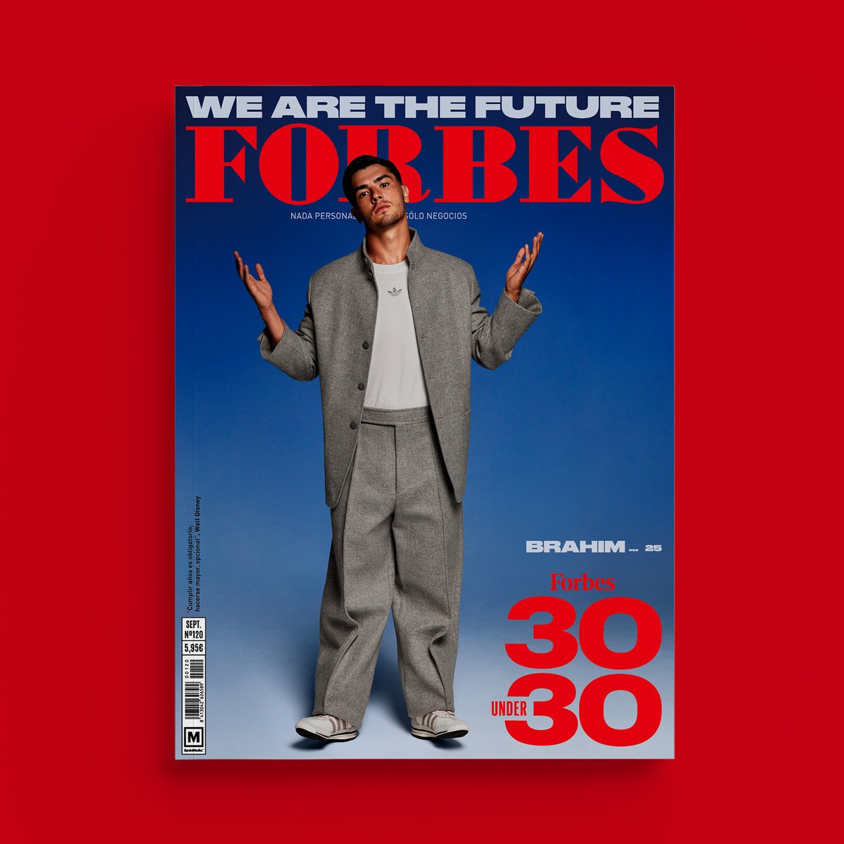 El futbolista @brahim se convierte en el último protagonista masculino de nuestra portada 30 under 30

Con 8 años, se estrenó en el club de su ciudad natal (Málaga) y desde entonces, no ha parado. Su experiencia en clubes europeos le han hecho encajar en el <a href="/realmadrid/">Real Madrid C.F.</a>, que lo