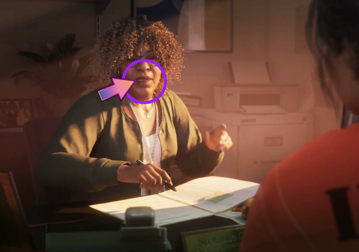 brazzyProduct's tweet photo. Problème d'occlusion ambiante avec les dents de Stefanie, qui n'ont pas d'aspect ombré bien que sa bouche soit presque fermée.(7/7)
Rockstar utilise des images de jeu et non des images de synthèse, et cela ne fera que s'améliorer au fur et à mesure que le jeu se rapproche. https://t.co/PGXXdt3Pe4