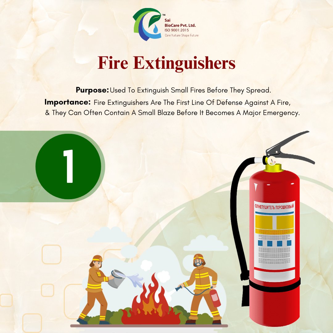 saibiocare's tweet photo. While these tools are essential for firefighting, it's equally important to have a fire safety plan in place and to receive proper training on how to use firefighting equipment effectively.
.
.
.
#firesafety #workplacesafety #firefighting #saibiocare #fireequipments https://t.co/FY31SxUBIs