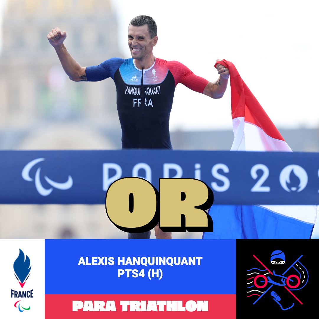 🚨 ALERTE MÉDAILLE 🚨

🥇 CHAMPION PARALYMPIQUE 🥇

Bravo Alexis, c’est magnifique 🤩🤩

#AlerteMedaille #Paris2024
