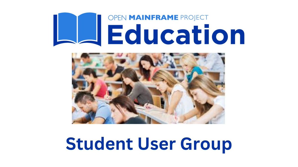 OpenMFProject's tweet image. .@OpenMFProject&apos;s #MainframeOpenEducation is hosting its Student User Group on Sept. 4. Join us to learn more about #mainframe careers, #opensource &amp;amp; more! Register here: hubs.la/Q02Ng9ns0 @BroadcomMSD #OpenMainframe