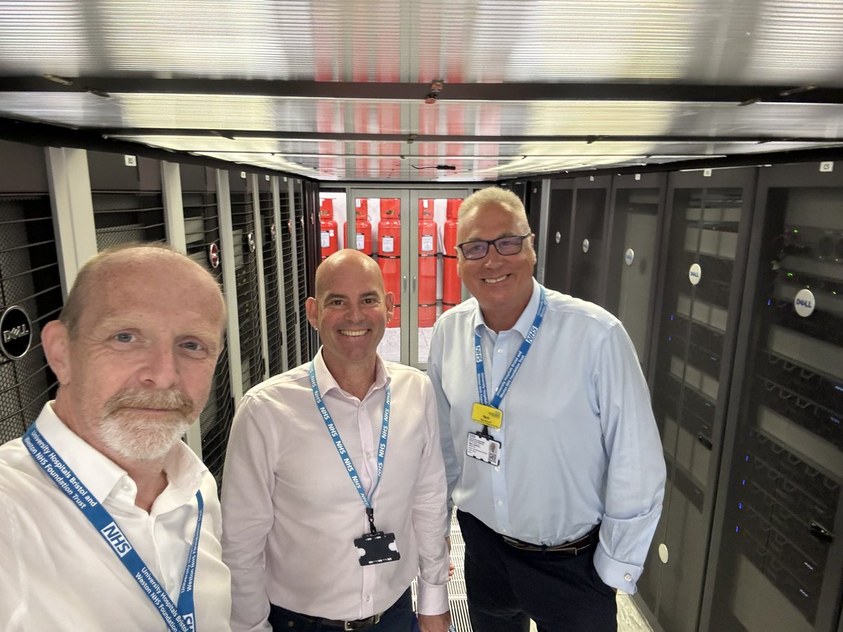 Really enjoyed my visit to our digital team last week - here I am inside our super computer! A new experience for me….