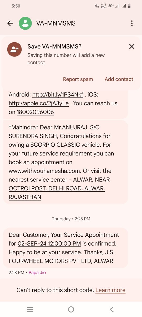 anujraj43's tweet photo. Even after an appointment the customer need to visit again and again for one issue 
He has to wait for the whole day and sit like the situation managed 
Everything is bullshit and no one is serious about client satisfaction @18002096006 @MahindraRise @Mahindra_Auto @anandmahindra https://t.co/ZMTKPVAPIP