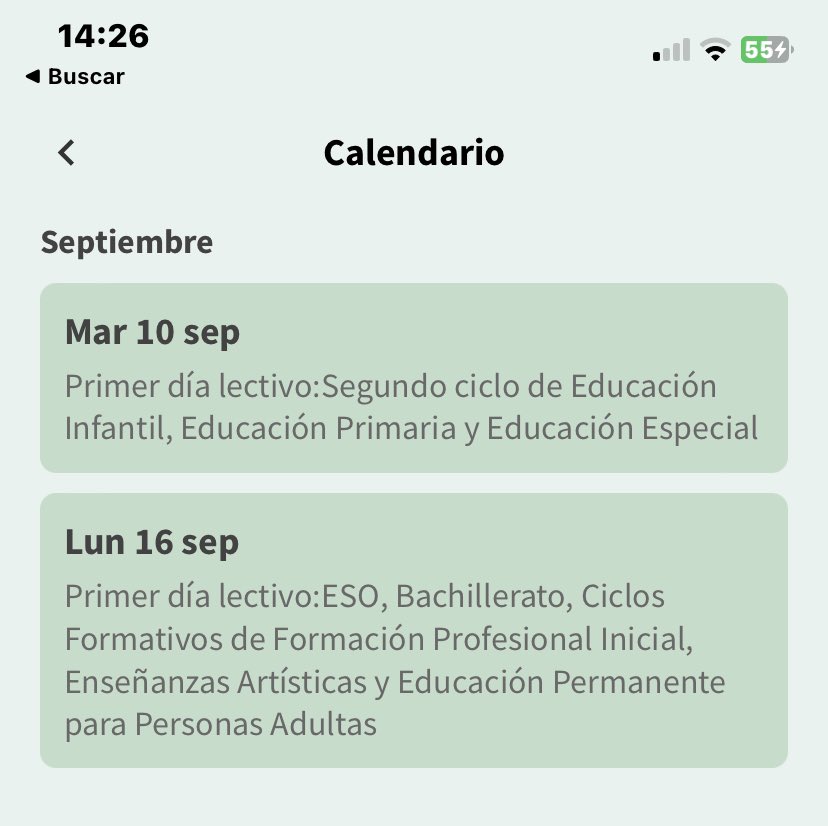 en que momento nos quedan 2 semanas?