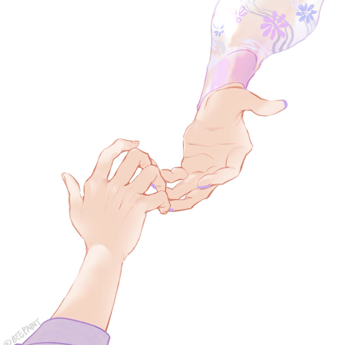 這次活動最大的感慨：他倆在不知不覺間已經習慣牽手了
#新世界狂歡 #玖伊 #Nucarnival #NUbeepaint