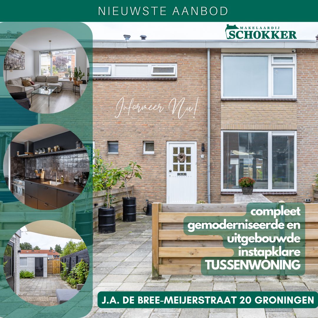 Instapklare tussenwoning🌟 Op zoek naar jouw droomhuis? Deze prachtig uitgebouwde woning is volledig gerenoveerd en klaar om zo in te trekken. Geniet van een zonnige tuin, ruime woonkamer met moderne keuken en 3 slaapkamers! 🏡 #woning #tekoop #Hoogkerk